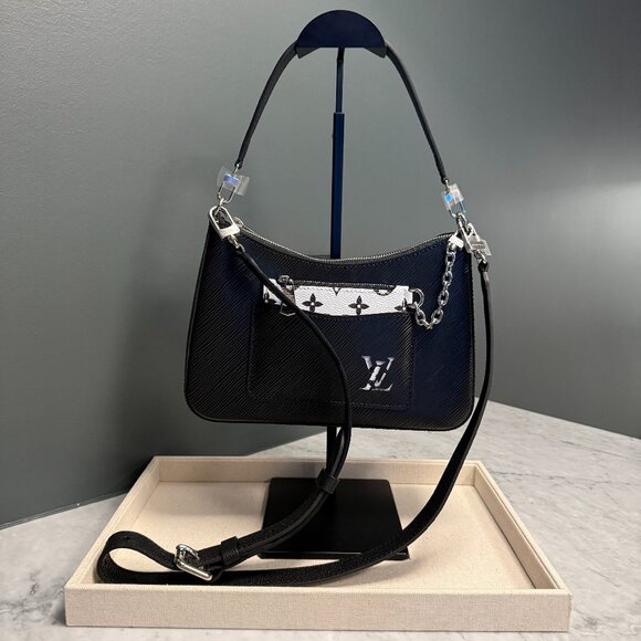 Louis Vuitton Marelle Handbag in Black Epi Leather - Picture 1 of 8